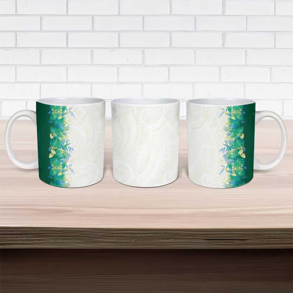 Hawaii Tropical Plant Omaomao Ceramic Mug Vibrant Polynesian Pattern LT01 - Polynesian Pride
