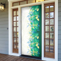 Hawaii Tropical Plant Omaomao Door Cover Vibrant Polynesian Pattern LT01 - Polynesian Pride