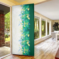 Hawaii Tropical Plant Omaomao Door Cover Vibrant Polynesian Pattern LT01 - Polynesian Pride