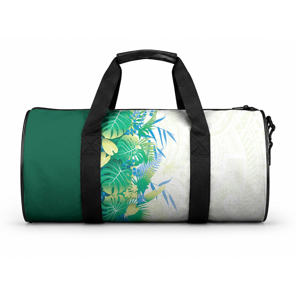 Hawaii Tropical Plant Omaomao Duffle Bag Vibrant Polynesian Pattern LT01 One size Green - Polynesian Pride