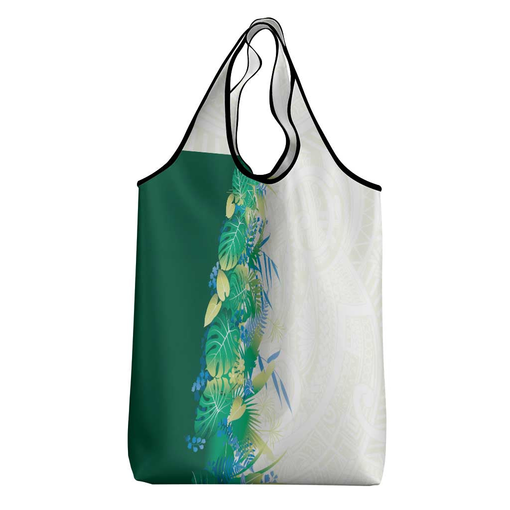 Hawaii Tropical Plant Omaomao Grocery Bag Vibrant Polynesian Pattern LT01 - Polynesian Pride