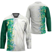 Hawaii Tropical Plant Omaomao Hockey Jersey Vibrant Polynesian Pattern LT01 - Polynesian Pride