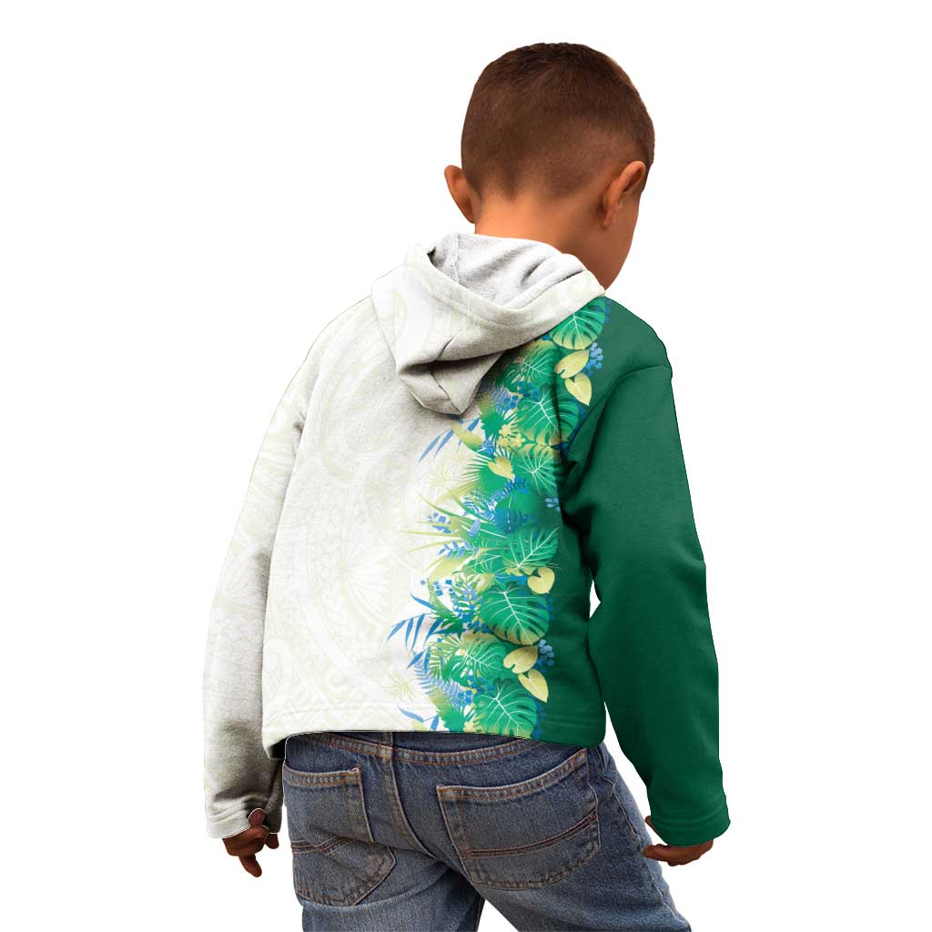Hawaii Tropical Plant Omaomao Kid Hoodie Vibrant Polynesian Pattern LT01 - Polynesian Pride