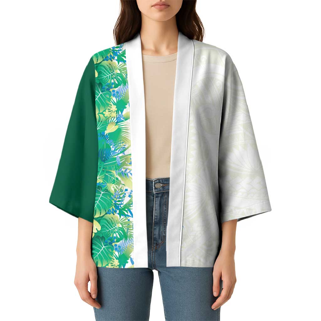 Hawaii Tropical Plant Omaomao Kimono Vibrant Polynesian Pattern LT01 - Polynesian Pride