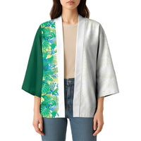 Hawaii Tropical Plant Omaomao Kimono Vibrant Polynesian Pattern LT01 - Polynesian Pride