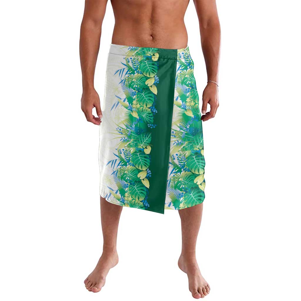 Hawaii Tropical Plant Omaomao Lavalava Vibrant Polynesian Pattern LT01 Green - Polynesian Pride