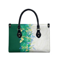 Hawaii Tropical Plant Omaomao Leather Bag Vibrant Polynesian Pattern LT01 - Polynesian Pride
