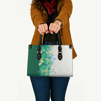 Hawaii Tropical Plant Omaomao Leather Bag Vibrant Polynesian Pattern LT01 - Polynesian Pride