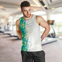 Hawaii Tropical Plant Omaomao Men Tank Top Vibrant Polynesian Pattern LT01 Green - Polynesian Pride