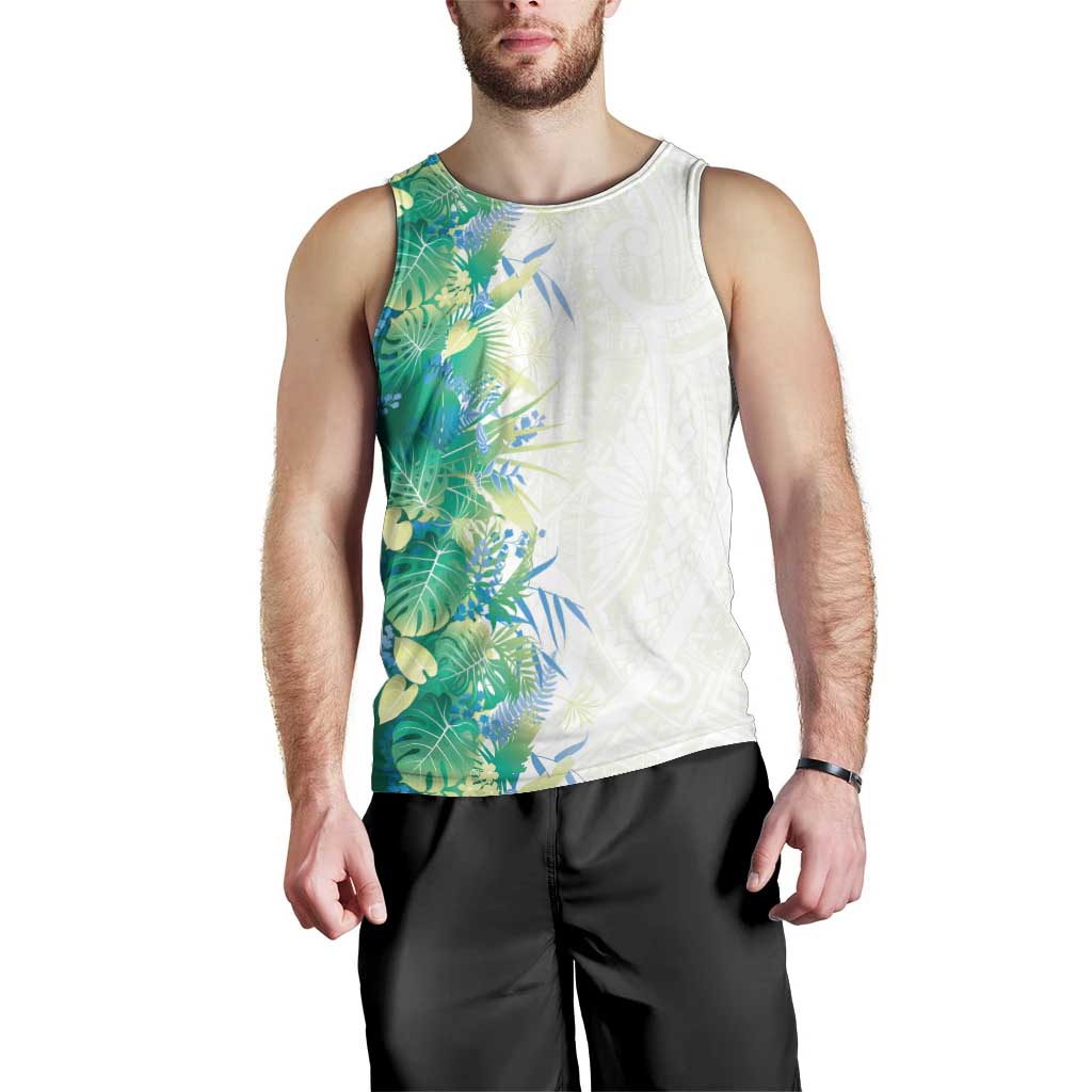 Hawaii Tropical Plant Omaomao Men Tank Top Vibrant Polynesian Pattern LT01 - Polynesian Pride