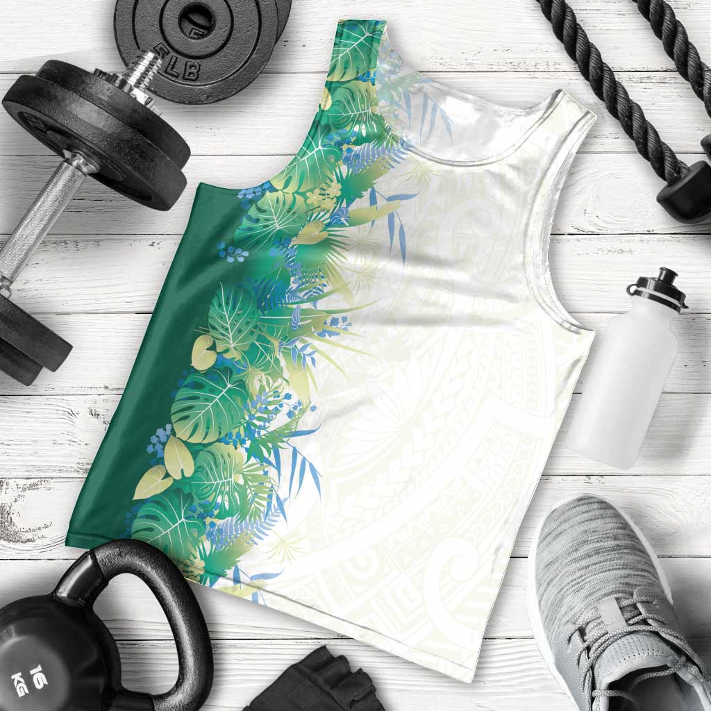 Hawaii Tropical Plant Omaomao Men Tank Top Vibrant Polynesian Pattern LT01 - Polynesian Pride