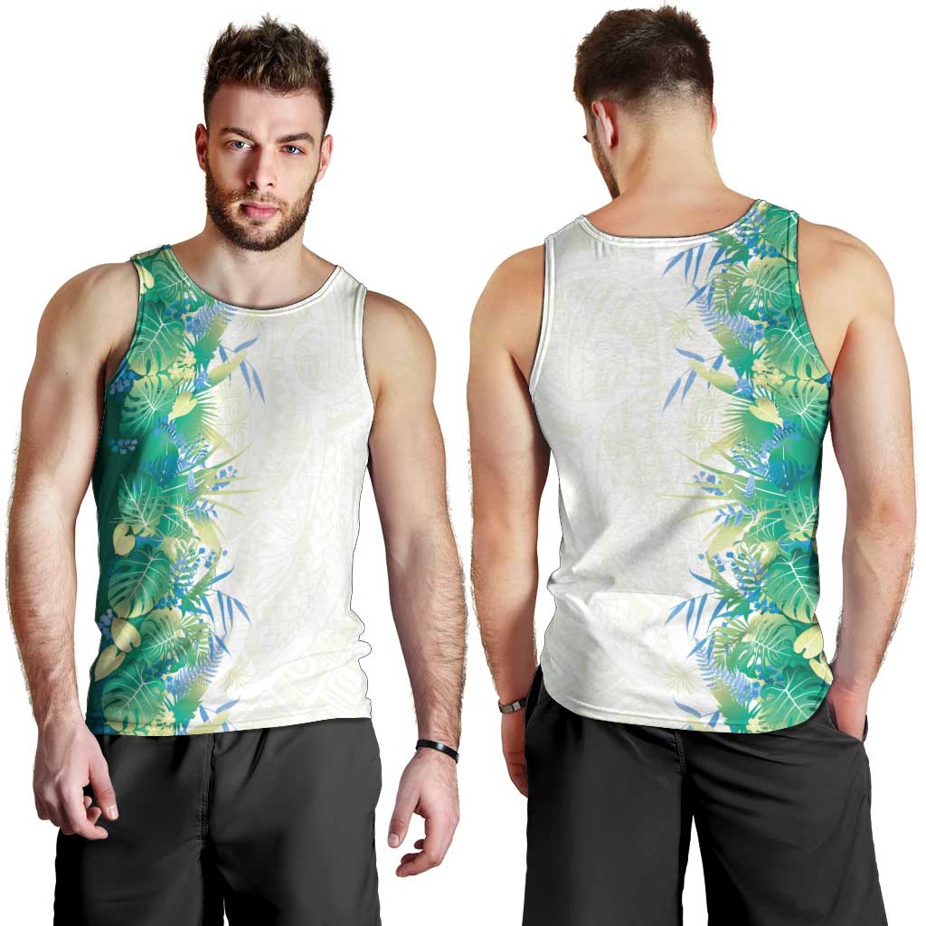 Hawaii Tropical Plant Omaomao Men Tank Top Vibrant Polynesian Pattern LT01 - Polynesian Pride