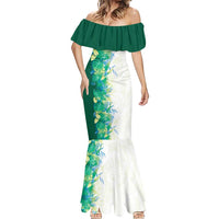 Hawaii Tropical Plant Omaomao Mermaid Dress Vibrant Polynesian Pattern LT01 - Polynesian Pride