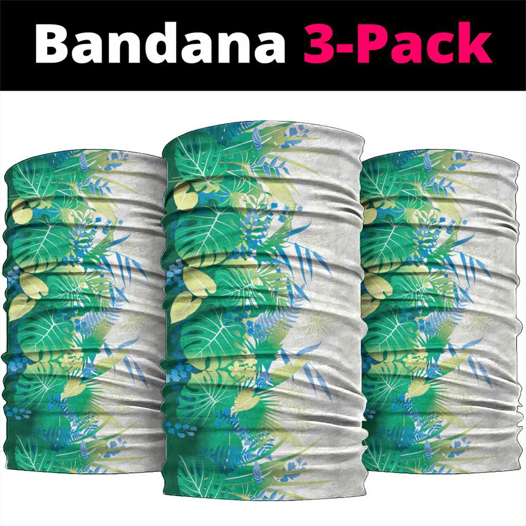 Hawaii Tropical Plant Omaomao Neck Gaiter Vibrant Polynesian Pattern LT01 package One Size: 25*50cm Green - Polynesian Pride