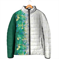 Hawaii Tropical Plant Omaomao Padded Jacket Vibrant Polynesian Pattern LT01 - Polynesian Pride
