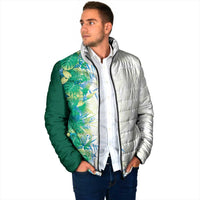 Hawaii Tropical Plant Omaomao Padded Jacket Vibrant Polynesian Pattern LT01 - Polynesian Pride