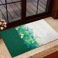 Hawaii Tropical Plant Omaomao Rubber Doormat Vibrant Polynesian Pattern LT01 - Polynesian Pride