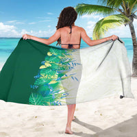 Hawaii Tropical Plant Omaomao Sarong Vibrant Polynesian Pattern