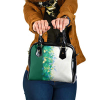 Hawaii Tropical Plant Omaomao Shoulder Handbag Vibrant Polynesian Pattern LT01 One Size Green - Polynesian Pride