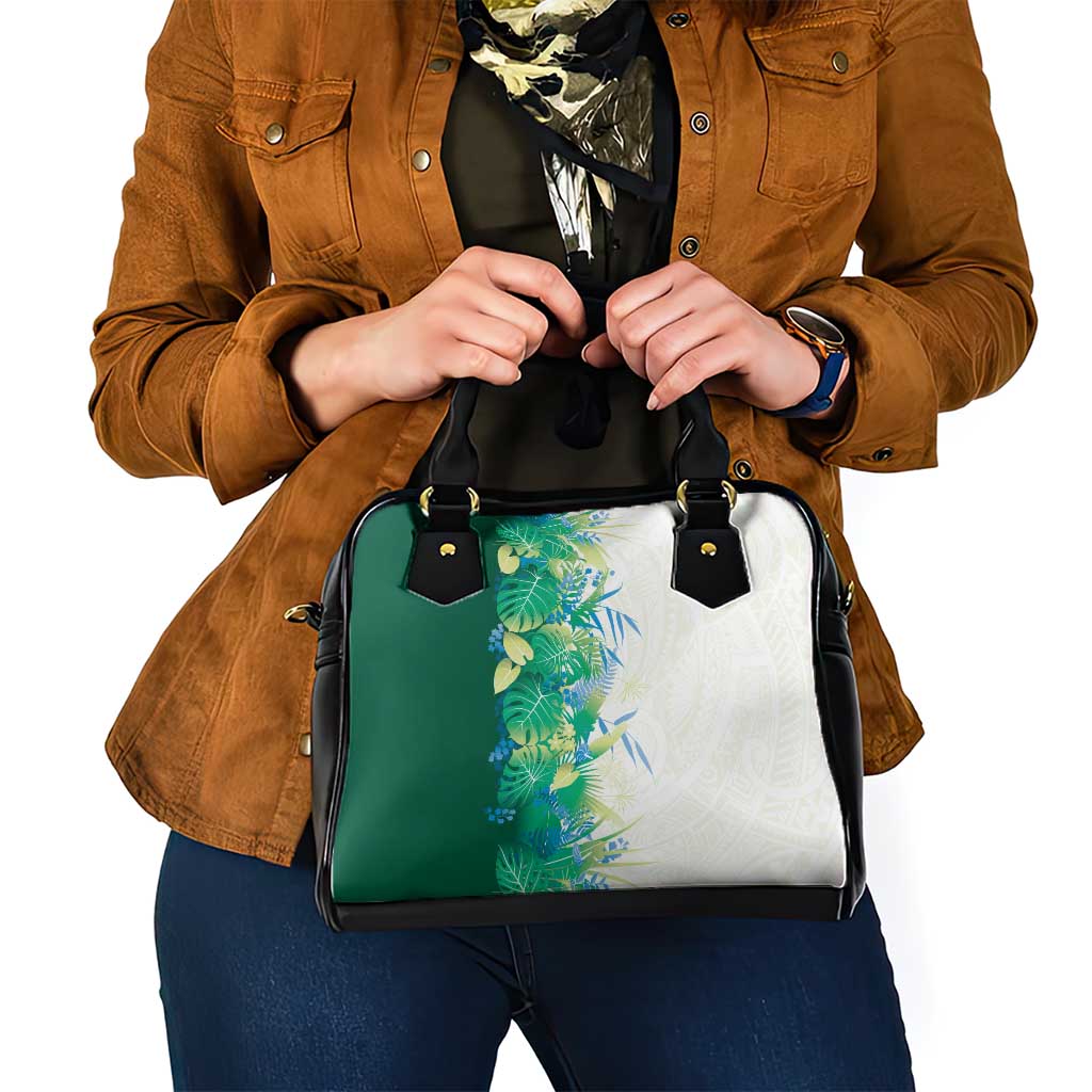 Hawaii Tropical Plant Omaomao Shoulder Handbag Vibrant Polynesian Pattern LT01 - Polynesian Pride
