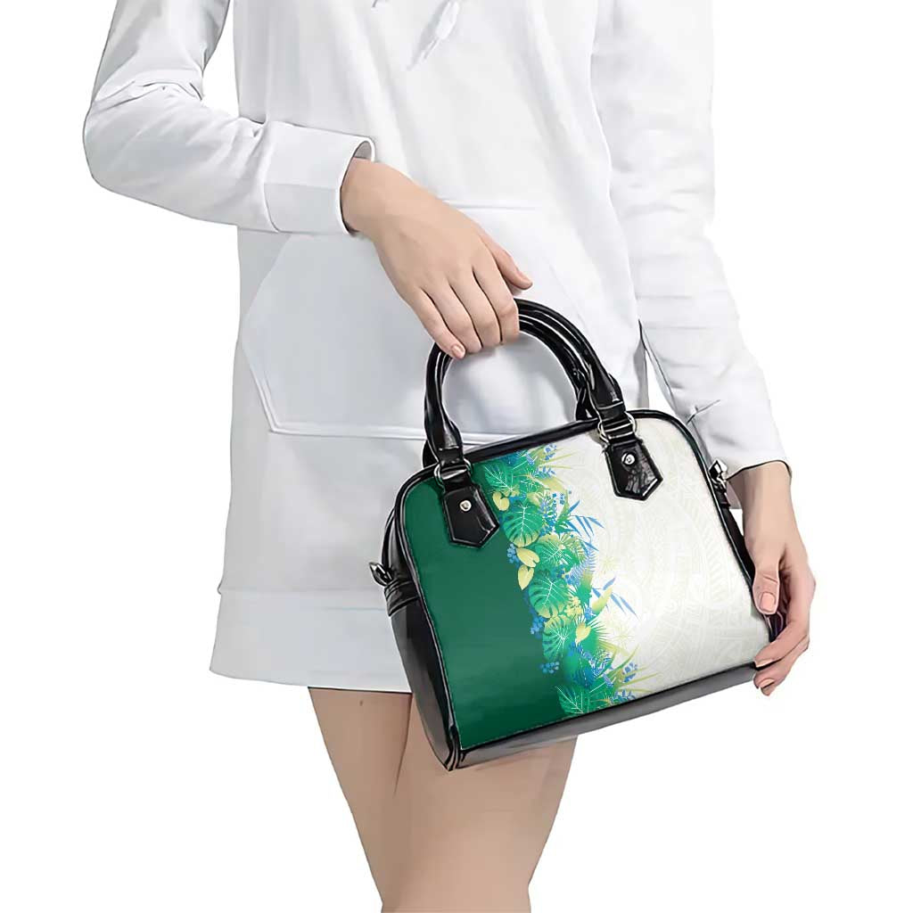Hawaii Tropical Plant Omaomao Shoulder Handbag Vibrant Polynesian Pattern LT01 - Polynesian Pride