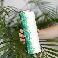 Hawaii Tropical Plant Omaomao Skinny Tumbler Vibrant Polynesian Pattern LT01 - Polynesian Pride
