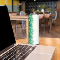 Hawaii Tropical Plant Omaomao Skinny Tumbler Vibrant Polynesian Pattern LT01 - Polynesian Pride