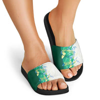 Hawaii Tropical Plant Omaomao Slide Sandals Vibrant Polynesian Pattern LT01 - Polynesian Pride