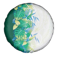 Hawaii Tropical Plant Omaomao Spare Tire Cover Vibrant Polynesian Pattern