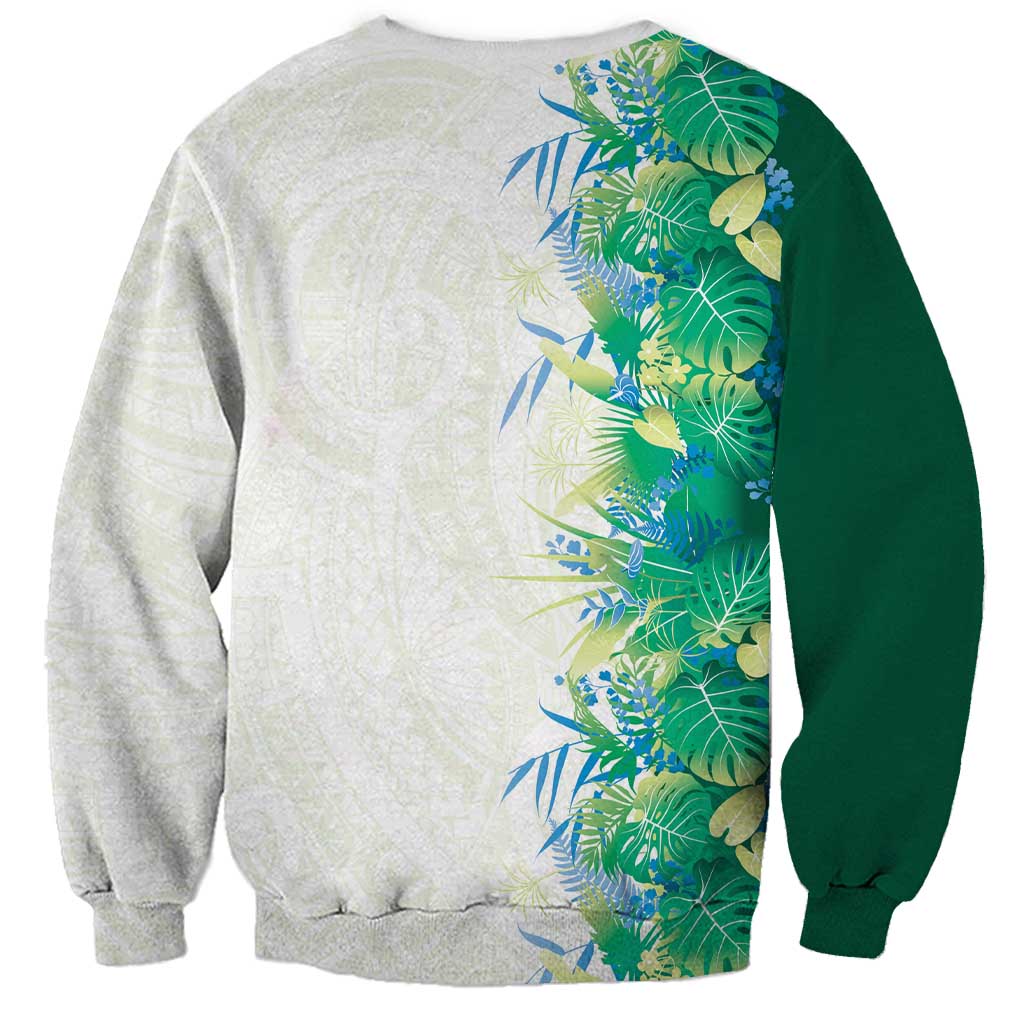 Hawaii Tropical Plant Omaomao Sweatshirt Vibrant Polynesian Pattern LT01 - Polynesian Pride