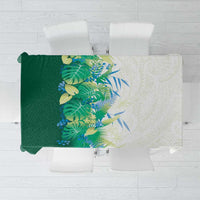 Hawaii Tropical Plant Omaomao Tablecloth Vibrant Polynesian Pattern LT01 Green - Polynesian Pride