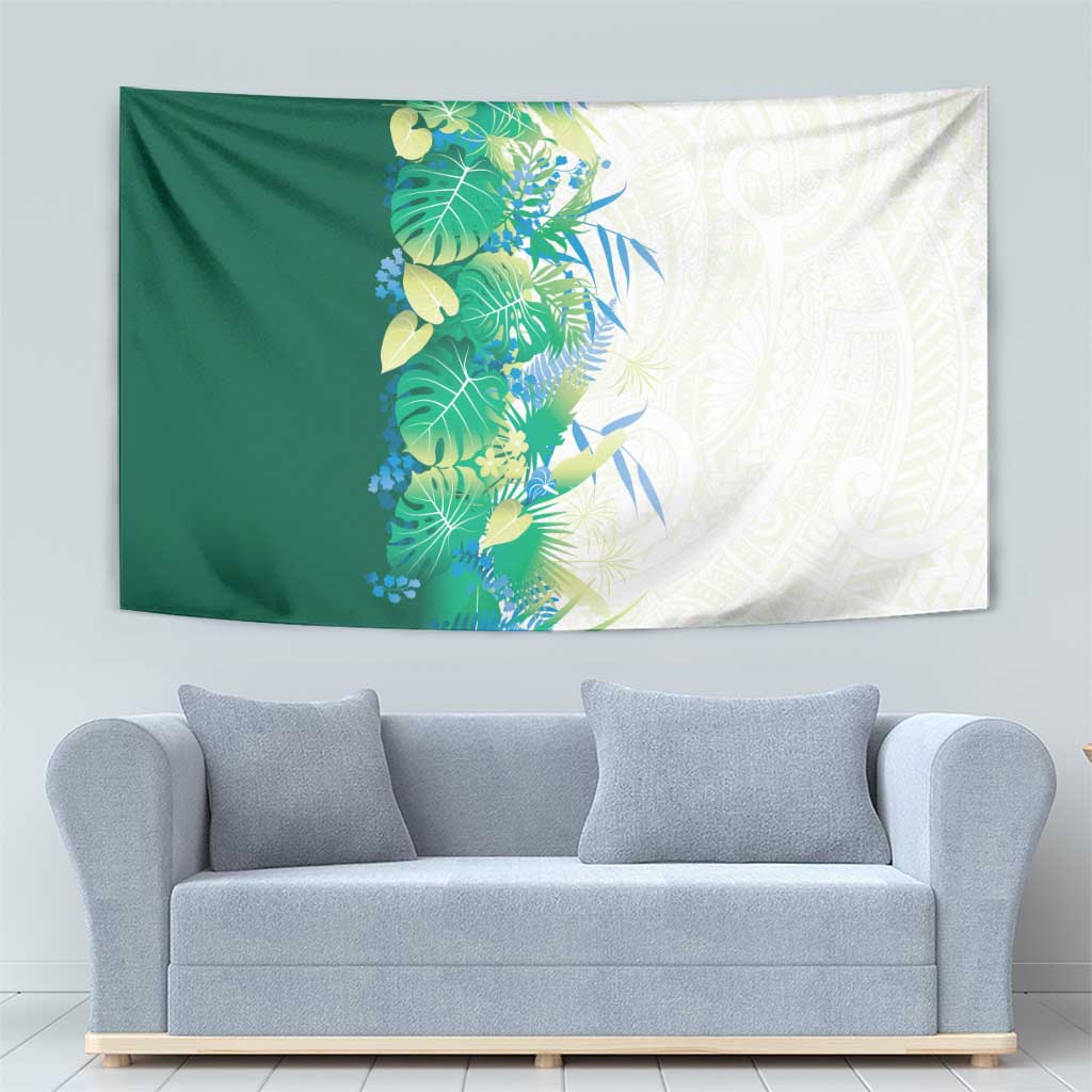Hawaii Tropical Plant Omaomao Tapestry Vibrant Polynesian Pattern LT01 - Polynesian Pride