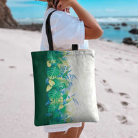 Hawaii Tropical Plant Omaomao Tote Bag Vibrant Polynesian Pattern LT01 - Polynesian Pride