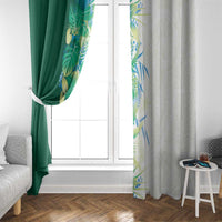 Hawaii Tropical Plant Omaomao Window Curtain Vibrant Polynesian Pattern LT01 - Polynesian Pride