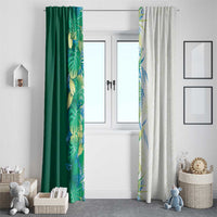 Hawaii Tropical Plant Omaomao Window Curtain Vibrant Polynesian Pattern LT01 - Polynesian Pride