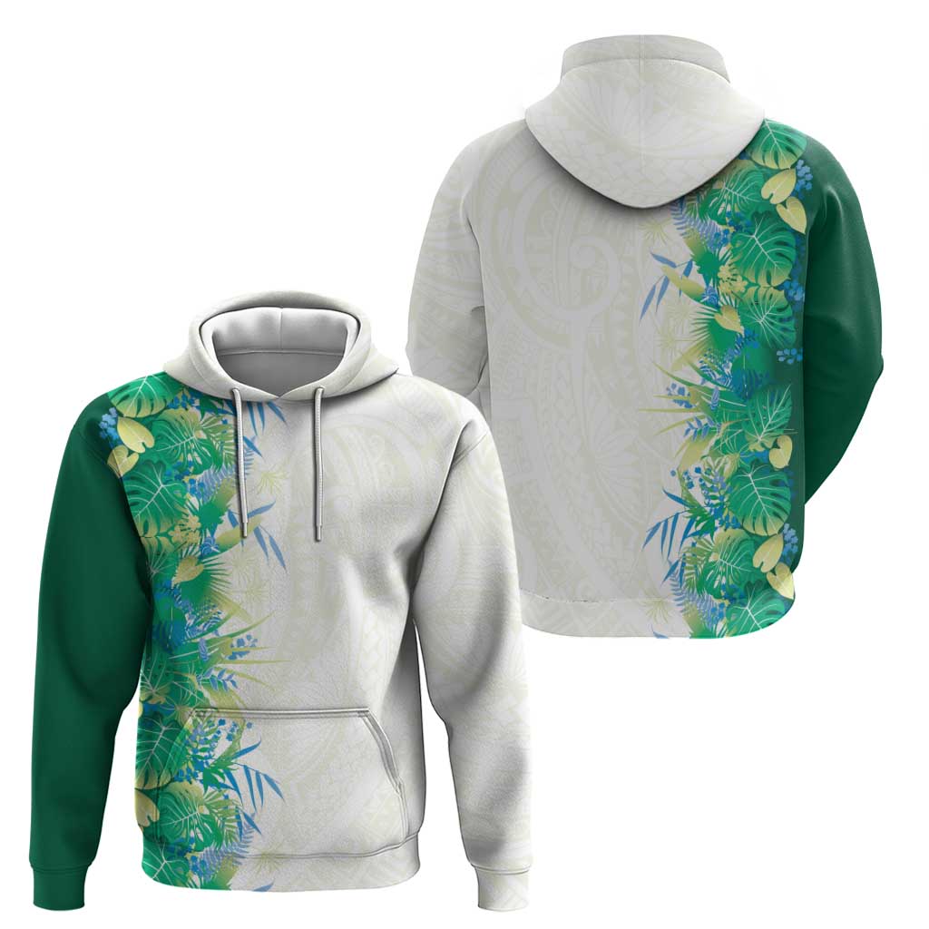 Hawaii Tropical Plant Omaomao Zip Hoodie Vibrant Polynesian Pattern LT01 - Polynesian Pride
