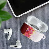 Hawaii Tropical Plant Akala AirPods Case Vibrant Polynesian Pattern