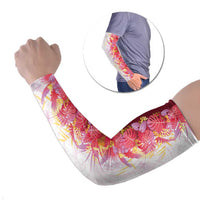 Hawaii Tropical Plant Akala Arm Sleeves Vibrant Polynesian Pattern LT01 Set of 2 Pink - Polynesian Pride