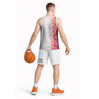 Hawaii Tropical Plant Akala Basketball Jersey Vibrant Polynesian Pattern LT01 - Polynesian Pride