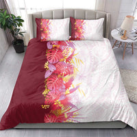 Hawaii Tropical Plant Akala Bedding Set Vibrant Polynesian Pattern LT01 - Polynesian Pride