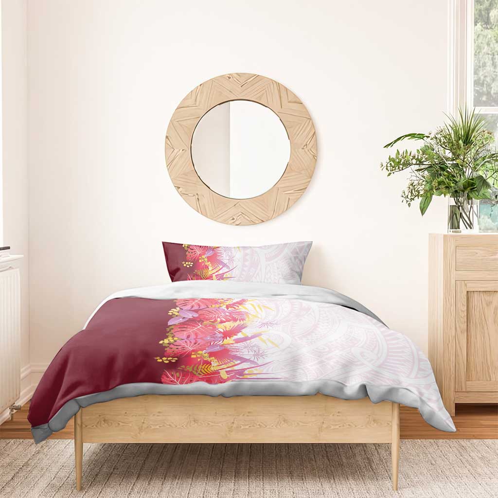 Hawaii Tropical Plant Akala Bedding Set Vibrant Polynesian Pattern LT01 - Polynesian Pride