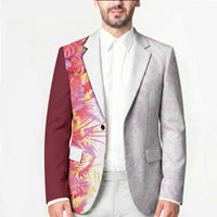 Hawaii Tropical Plant Akala Blazer Vibrant Polynesian Pattern LT01 - Polynesian Pride