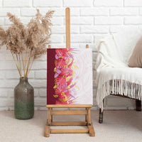 Hawaii Tropical Plant Akala Canvas Wall Art Vibrant Polynesian Pattern LT01 - Polynesian Pride