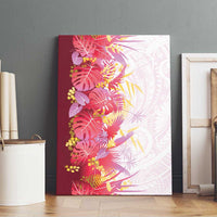 Hawaii Tropical Plant Akala Canvas Wall Art Vibrant Polynesian Pattern LT01 - Polynesian Pride