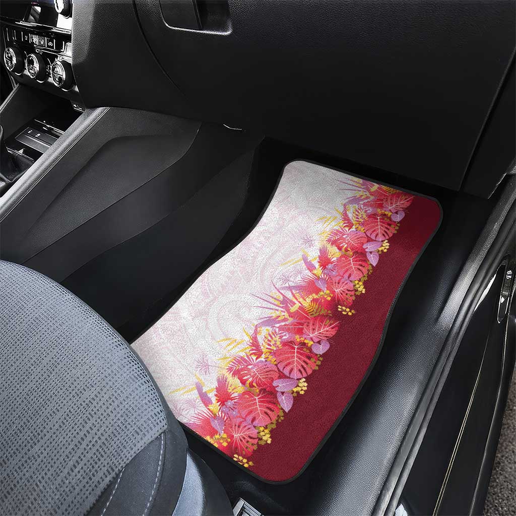 Hawaii Tropical Plant Akala Car Mats Vibrant Polynesian Pattern LT01 - Polynesian Pride