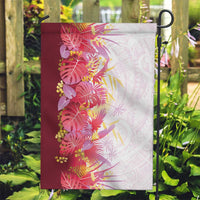 Hawaii Tropical Plant Akala Garden Flag Vibrant Polynesian Pattern LT01 Garden Flag Pink - Polynesian Pride