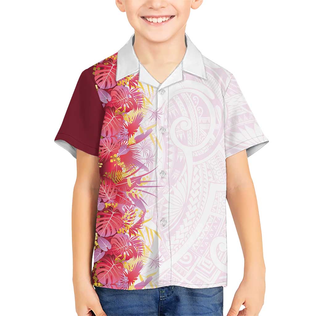 Hawaii Tropical Plant Akala Hawaiian Shirt Vibrant Polynesian Pattern LT01 - Polynesian Pride