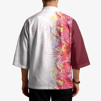 Hawaii Tropical Plant Akala Kimono Vibrant Polynesian Pattern LT01 - Polynesian Pride