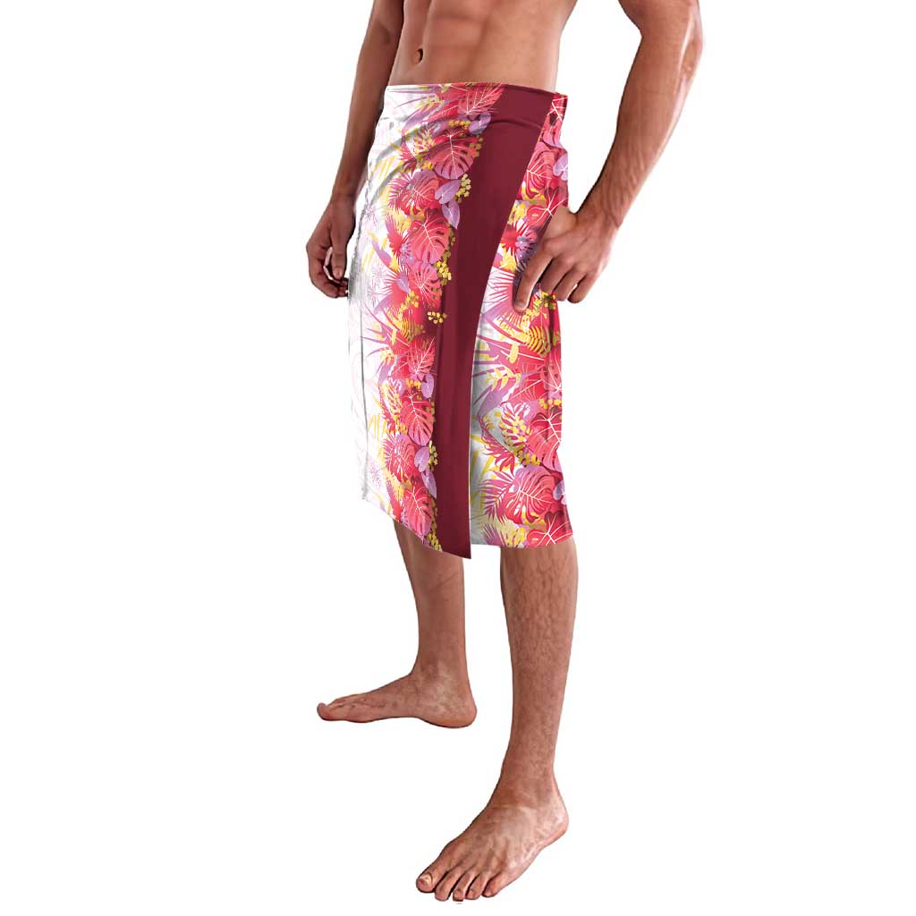 Hawaii Tropical Plant Akala Lavalava Vibrant Polynesian Pattern LT01 - Polynesian Pride