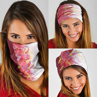Hawaii Tropical Plant Akala Neck Gaiter Vibrant Polynesian Pattern LT01 - Polynesian Pride